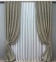 Комплект готових штор VR-Textil Жакард SAPFIR № 1755ш Сірий з бежевим 150х300 см 2 шт (33-0711) - зображення 2