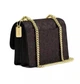 Женская сумка Coach Mini Klare Crossbody Bag In Signature Canvas темно-коричневая - изображение 2