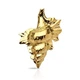 Брошь BROCHE бижутерия из стали Море Раковина золотистая BRBF114944 - изображение 1