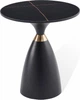 Стіл кавовий 50*50 см Noemi, Etna top black base - зображення 3