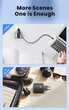 Зарядний пристрій Toocki, 40W, GaN, USB Charger Type C, QC 4.0, Dual Type C Fast Charger, для iPhone 15, 14, 13, 12 Pro Max, Samsung, Huawei, Lenovo, Motorola, Pixel, Black - зображення 11