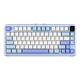 Клавіатура бездротова MechLands Vibe 75 V2 Mechanical Keyboard Blue - зображення 1