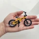 Пальчиковый велосипед BMX Donbful Металлический Фингербайк со сменными колесами Skatepark Fingerbike (Желтый) - изображение 7