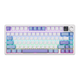Клавіатура бездротова AULA F75 MAX White Blue - изображение 3