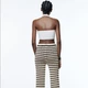 Топ жіночий Zara White Crossed Halter Top S Білий (1044\164\250) - изображение 4