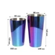Подарочный набор для бара Lesko KM-TZS114 11 Rainbow предметов барный инвентарь из нержавеющей стали - изображение 4