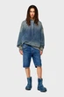 Мужские джинсовые шорты DIESEL SLIM-SHORT Синий (A06750 blue lav25 (W32)) - изображение 2