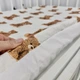 Детская водонепроницаемая простыня в кроватку 120х60 см Oh My Kids "Мишки" бежевый - изображение 5