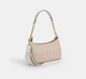 Сумка Coach Teri Shoulder Bag In Signature Canvas Gold/Sand/Chalk - зображення 2