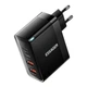 Мощное зарядное устройство Essager 100W GaN. Быстрая зарядка, 4 порта 2 x Type-C + 2 x USB-A Black - изображение 5