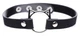 Чокер с кольцом в виде котика черного цвета Master Series Kinky Kitty Ring - изображение 1
