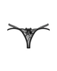 Трусики Obsessive Blomentis thong M/L Чорний (SX1037) - зображення 4