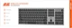 Клавиатура 2E KS270 WL/BT EN/UKR Grey/Black (2E-KS270WBGR_UA) - изображение 2