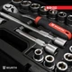 Набір інструментів з тріскачкою WURTH REDSTRIPE 1/2" в кейсі 22 предметів (5763112022) - зображення 8