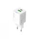 Зарядное устройство ColorWay GaN Mini 30W PD Port PPS USB (Type-C PD + USB QC4.0) white (CW-CHS053PD-WT) (254541) - изображение 2