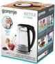 Электрочайник Gorenje K17GDW 1.7 л черный 5091831 - изображение 10