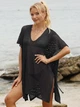 Пляжная Туника-сетка Черная. Большие размеры. от L до 3XL. 52-Т 5088111 - зображення 7