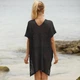 Пляжная Туника-сетка Черная. Большие размеры. от L до 3XL. 52-Т 5088111 - зображення 8