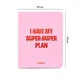 Планер Orner I have my super-duper plan, розовый (orner-2745) - изображение 12