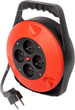 Подовжувач на котушці Platinet 4 розетки 230V 16A 8 m Black-Red (OL4F8DRUM) - зображення 2