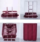 Тканевый складной шкаф для одежды и обуви 175х130х45 см Storage Wardrobe 88130 AN - изображение 6