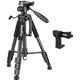 Штатив трипод профессиональный для камеры смартфона видеокамеры NeePho Tripod NP-885О 175 см Black/Черный - изображение 4