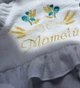 Хрестильний набір з мулсіну (Колоски з квітками) 50-56 - изображение 2