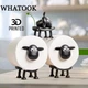 Подставка для туалетной бумаги Sheeps S01K декоративная креативная (комплект 3 шт) Black - изображение 4