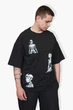 Чоловіча футболка "Мотоко" з трьома принтами на нашивках L/XL (8037368) - изображение 4