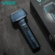 Аккумуляторная сеточная электробритва VGR V-370 Professional Foil Shaver с триммером - изображение 3