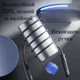 Скакалка спортивная универсальная 2,8 м с оборотным механизмом PVC шнур Sport JumpRope черная (GS-185394) - изображение 3