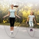 Смарт скакалка с счетчиком оборотов шнур 2,8 м регулируемый Smart JumpRope черная (GS-185184) - изображение 6