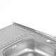 Кухонная мойка Brinex 6080-R 0,6 мм Satin (BRIN6080RSAT06) - изображение 5