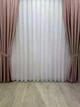 Готовая штора блекаут, цвет нежно-розовый, 150см Х 270см на тесьме 6см (150Х270) - изображение 2