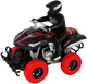 Quad zdalnie sterowany Lean Toys 1:18 Czarno-czerwony 21x20x13 cm (10996) (5905679070840) - obraz 2