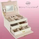Шкатулка для украшений Beautylushh СР6347, бежевый - изображение 4