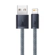 Кабель Baseus Dynamic Series USB - Lightning 2.4A/1m (CALD000416) Slate grey - изображение 3