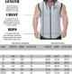 Безрукавка с капюшоном Big Sam 3622 размер XL - изображение 4