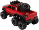 Autko terenowe Lean Toys z napędem frykcyjnym i dużymi kołami 1:16 Czerwone (15392) (5905515357692) - obraz 4