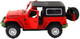 Auto terenowe Lean Toys metalowe z napędem frykcyjnym na baterie 1:32 Czerwone (16291) (5905679078242) - obraz 5
