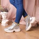 Черевики жіночі Fashion Rowan 2395 36 розмір, 23,5 см Срібло - зображення 6
