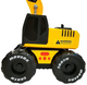 Koparka Lean Toys z napędem frykcyjnym, dźwiękami i światłami Żółta (5645) (5905679070895) - obraz 5