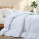 Полуторное одеяло из натурального хлопка 4 сезона в 145х215 WHITE 5152493 - изображение 4