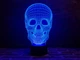 Сменная пластина для 3D светильников "Череп 4" 3DTOYSLAMP 3222611 - изображение 1