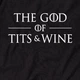 Футболка GoT "God of tits and wine" чоловіча, Чорний, XXL, англійська 4604470 - зображення 4