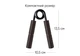 Кістовий еспандер EasyFit Hand Grip PRO 160 кг чорний (350 lb) 4669933 - зображення 2