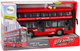 Autobus piętrowy Lean Toys na baterie ze światłami dźwiękami i napędem frykcyjnym 1:16 Czerwony (16961) (5905884456200) - obraz 1