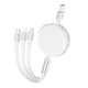 Кабель HOCO Combo Micro + lightning + Type-C Easy pull storage 3-in-1 X78 | 1m, 2A | 4758029 - зображення 3
