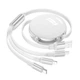 Кабель HOCO Combo Micro + lightning + Type-C Easy pull storage 3-in-1 X78 | 1m, 2A | 4758029 - зображення 4