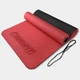 Коврик для йоги и фитнеса EasyFit TPE+TC 6 мм двухслойный красный-черный 4629925 - изображение 1